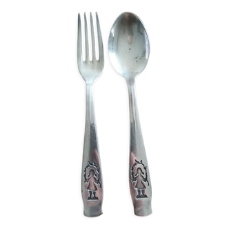 Children's silver cutlery