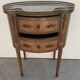 Louis XV style kidney chest of drawers Marble top with brass gallery 20th century