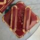 Art Deco table service in glazed burgundy and gold earthenware – Complete