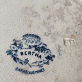 Assiette à dessert Bertha Sarreguemines