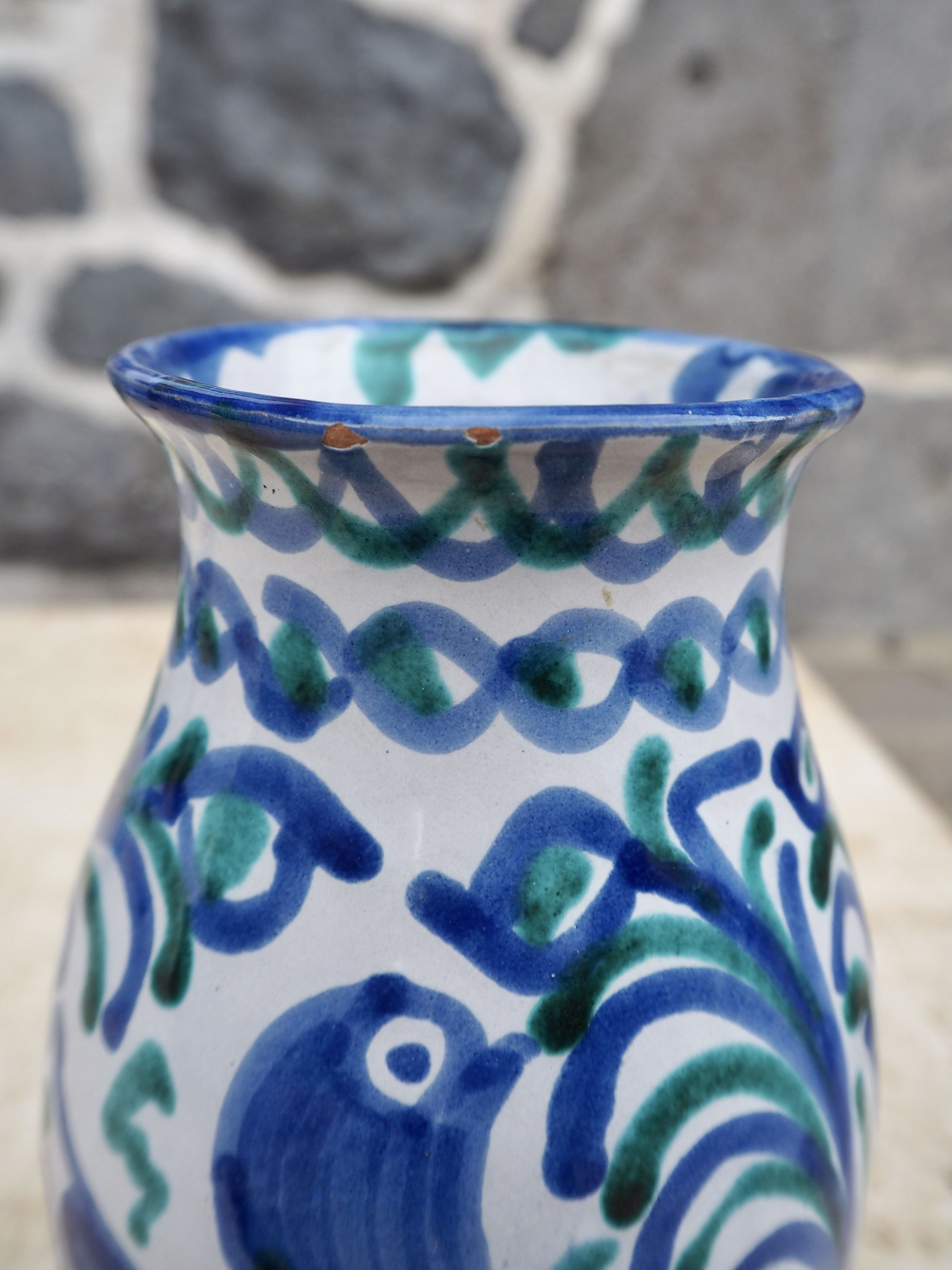 Spanish ceramic vase, 1970s