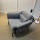 Stellar Works Valet Club Chair in Light Grey Premium Fabric