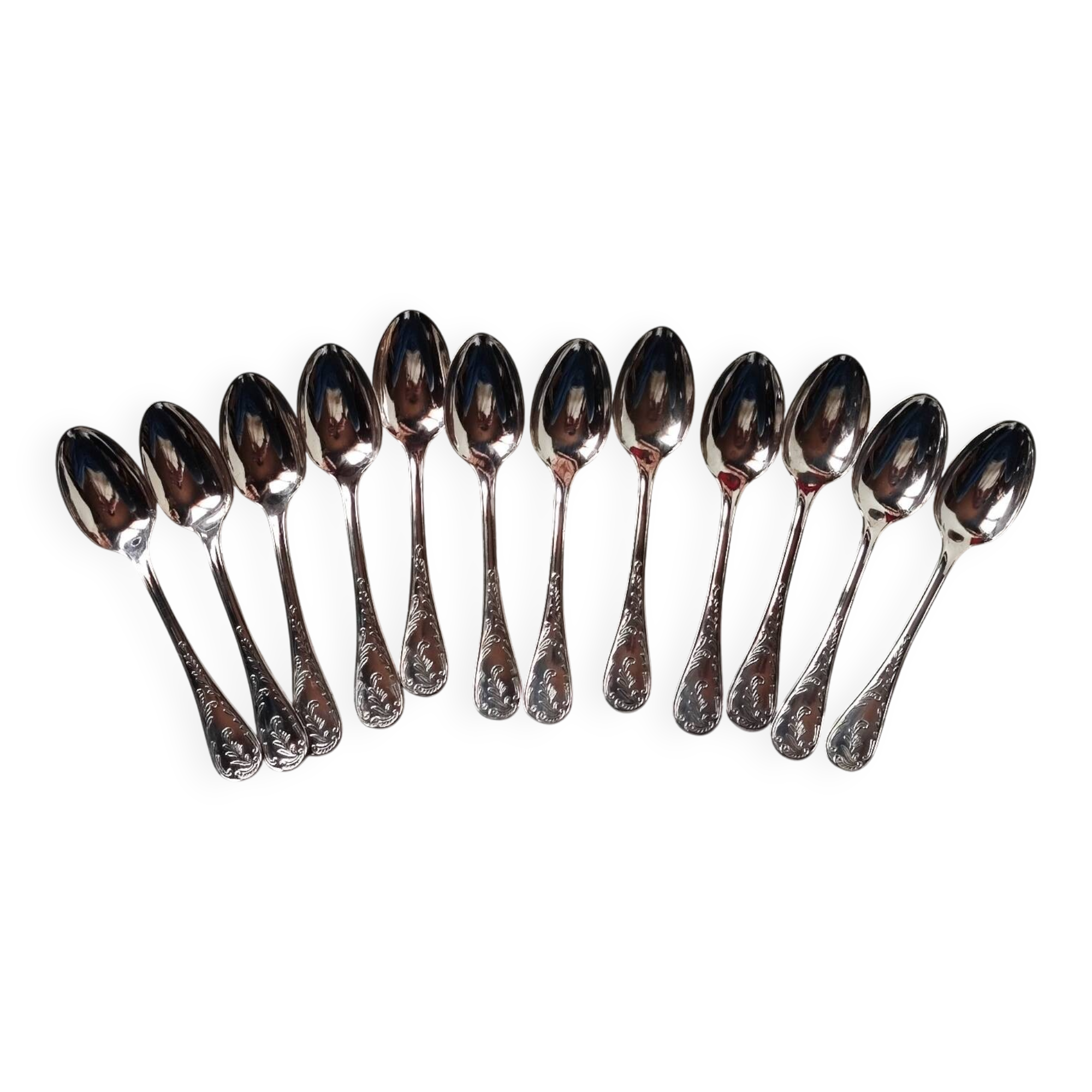 Silver plated teaspoons
