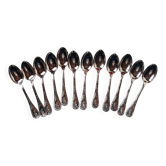 Silver plated teaspoons