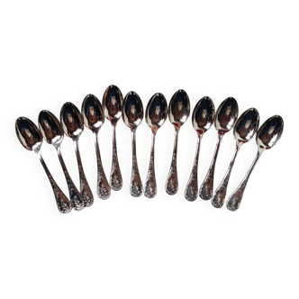 Silver plated teaspoons