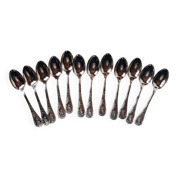 Silver plated teaspoons