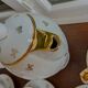 Foëcy porcelain coffee set - SFP - White and gold
