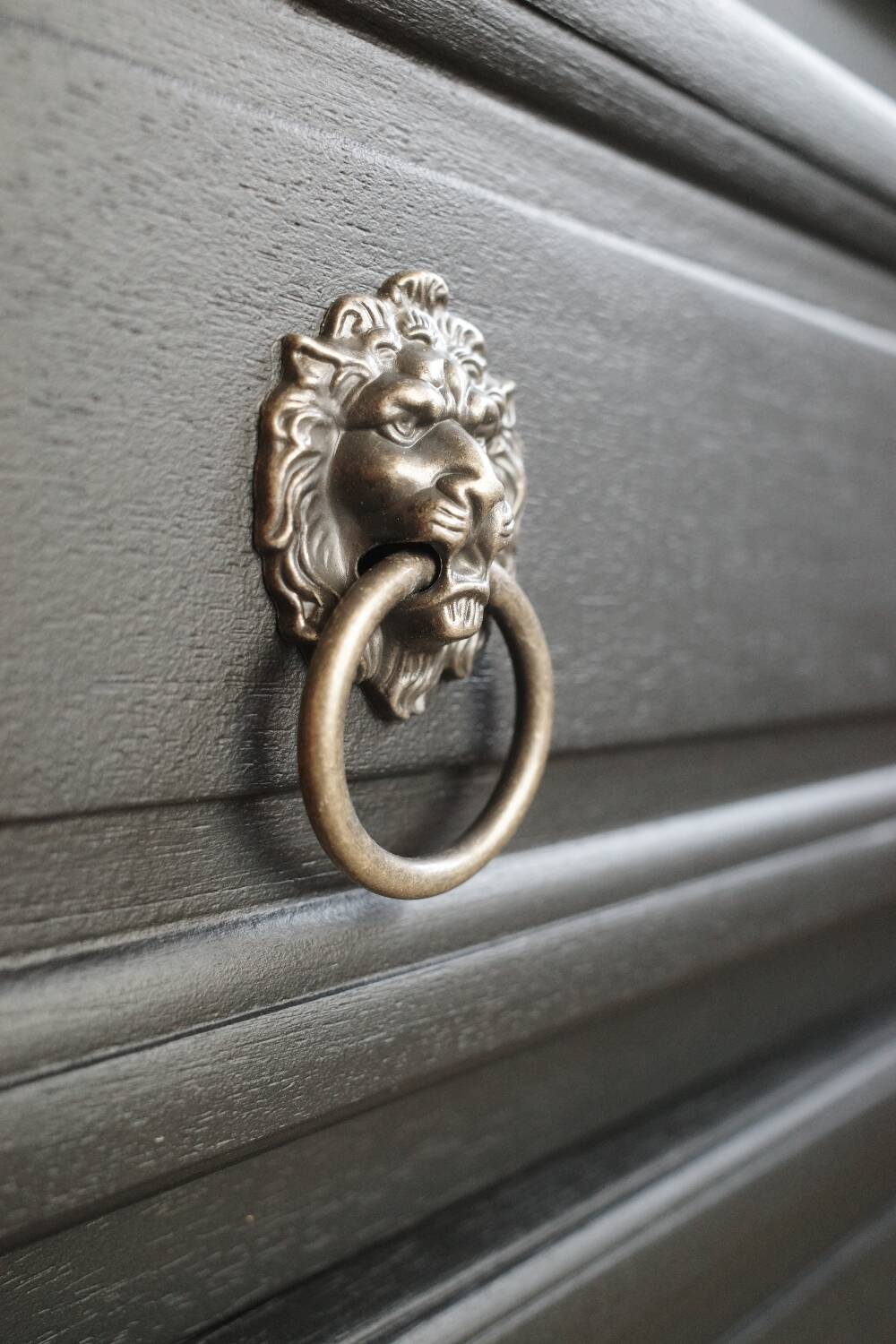 Black vintage chest of drawers