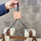 Scandinavian teak pendant chandelier