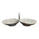 Servant aperitif porcelain dish Bernardaud Limoges decor Amandine