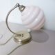 art deco table lamp with pink opaline glass 231138