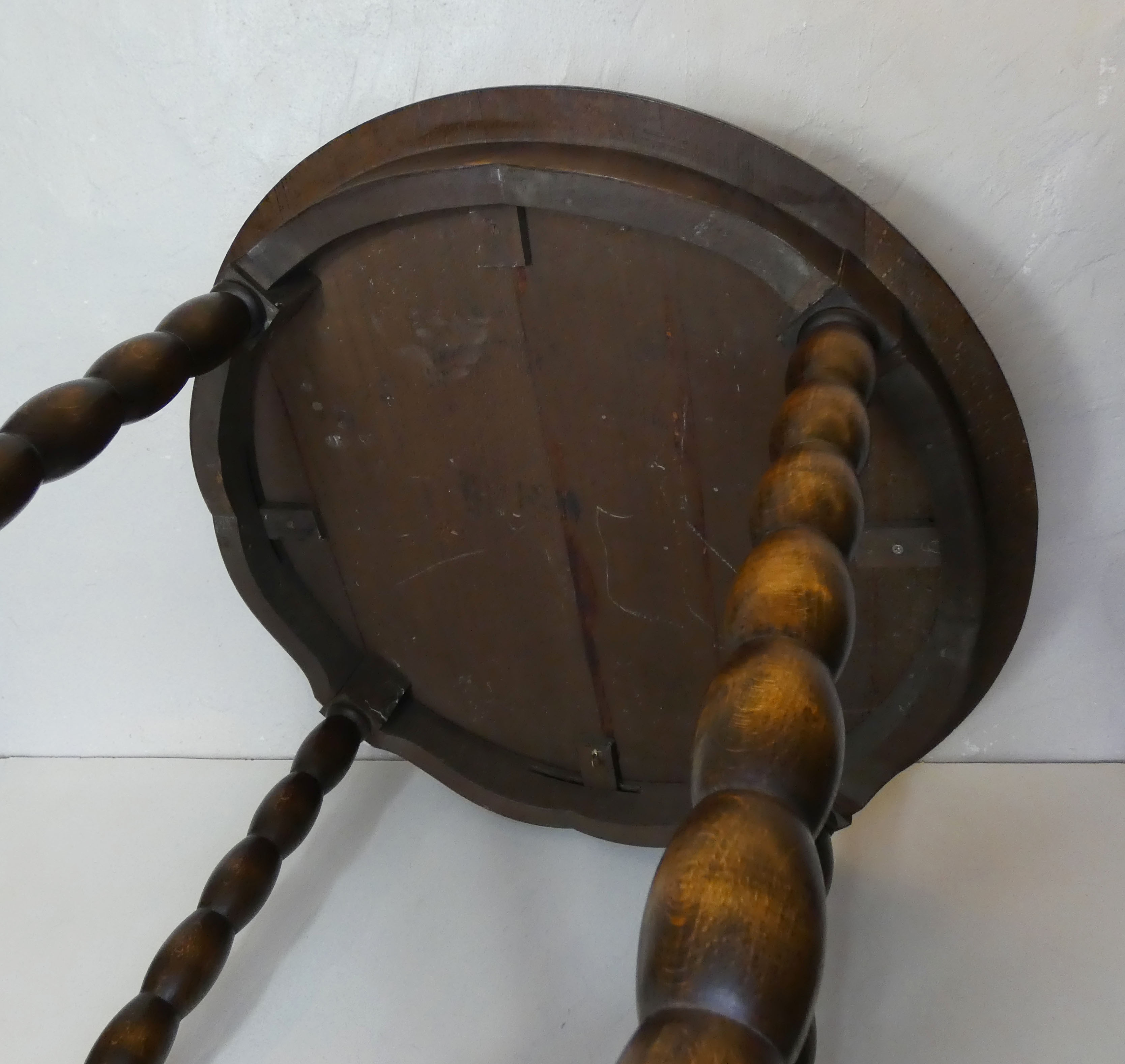 old Breton folk art table