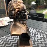 Plaster bust imitation bronze schubert