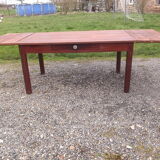 Oak and pine, 2 extension farm table