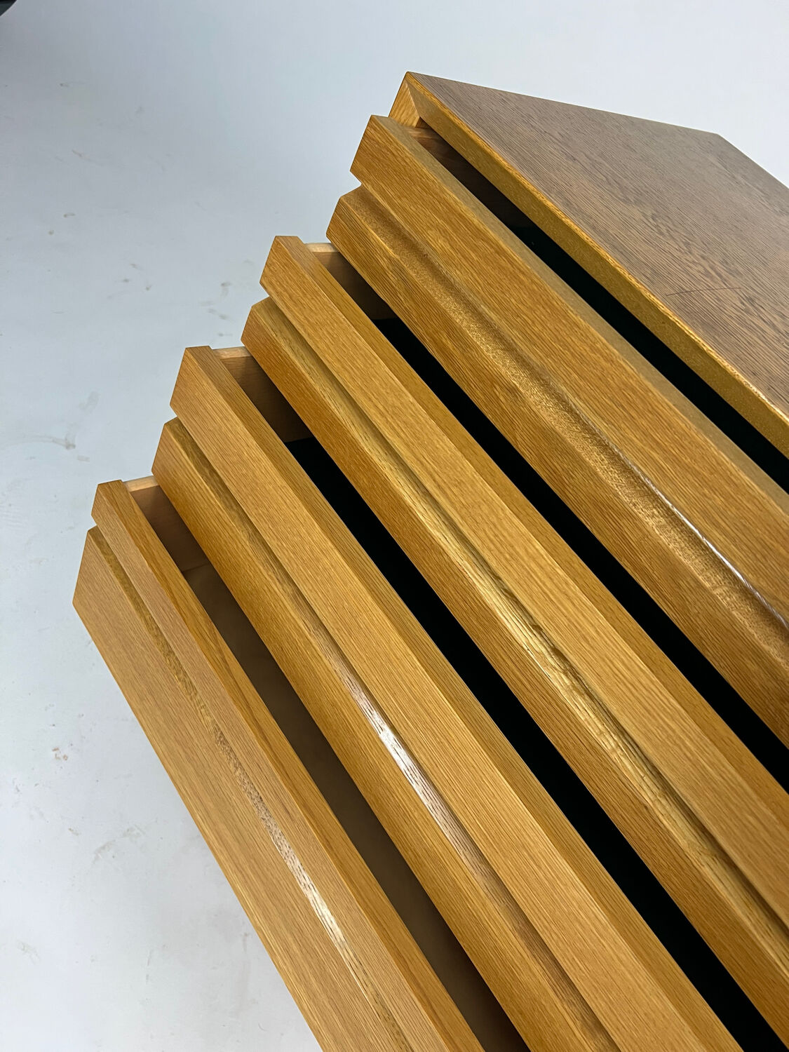 Commode vintage en chêne Cadovius, buffet, meuble de rangement danois.