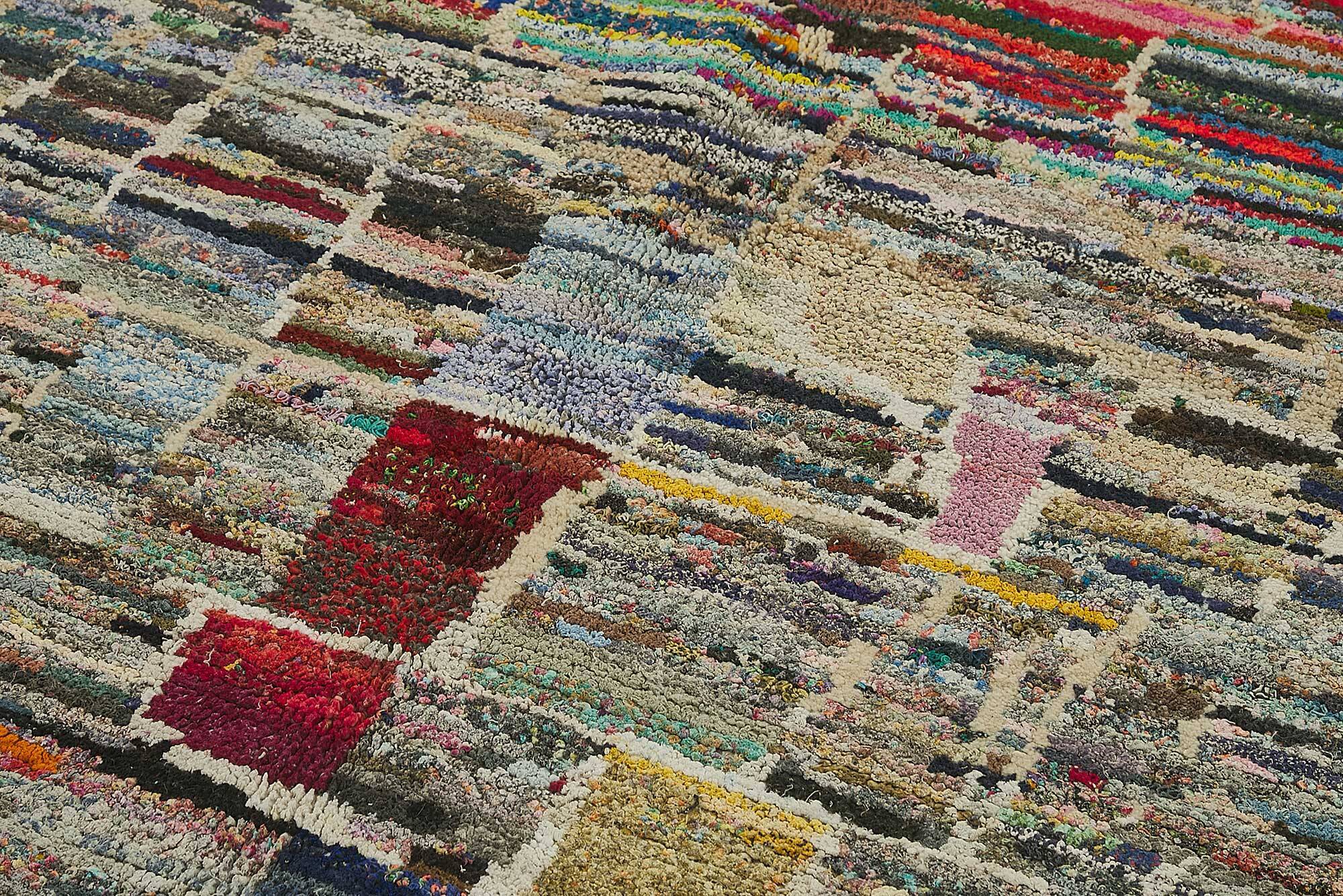 Handwoven Turkish Recycled Boho Rug 170 cm x 266 cm