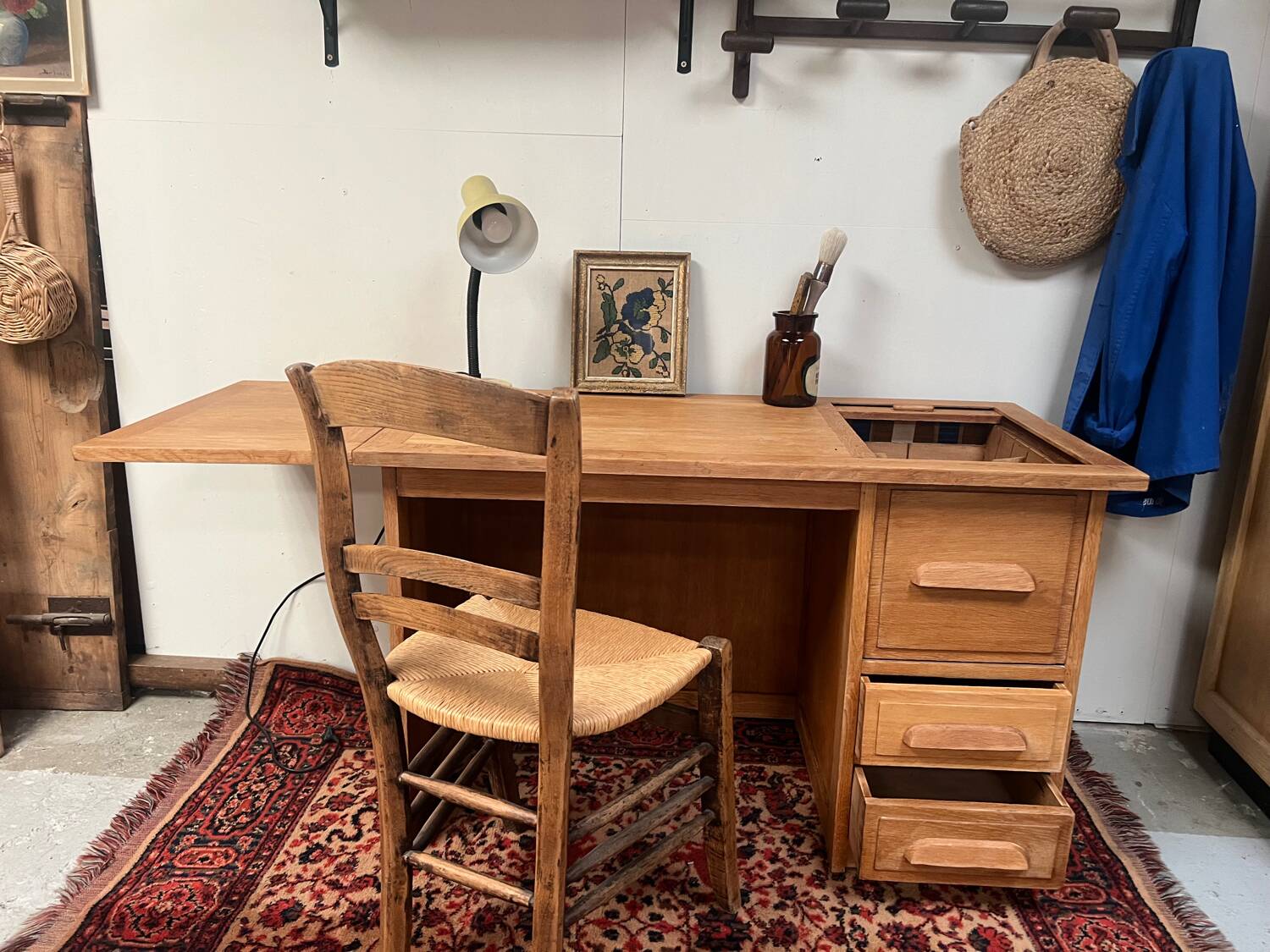 Old oak children's desk