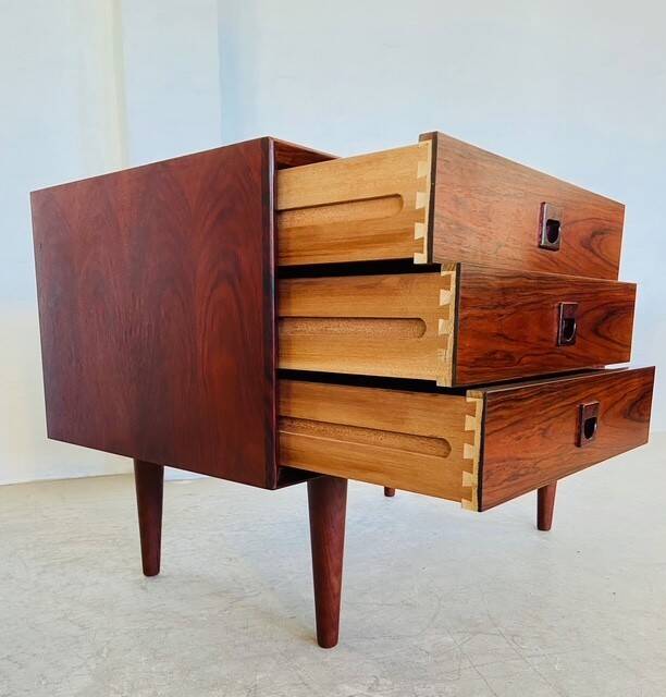 Commode vintage danoise en palissandre, style milieu du siècle, de la marque Brouers, années 1960