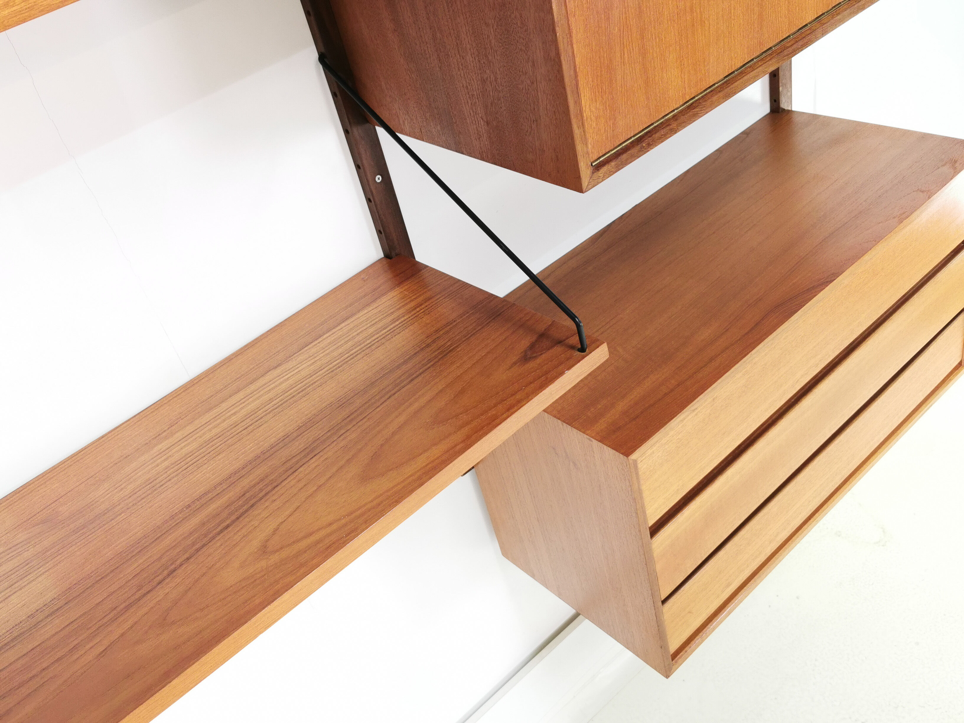 Poul Cadovius teak bookcase Danish 1960