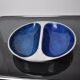 Brutalist ramekin enamelled by david marshall, 1980, spain