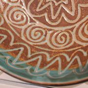 Cup with scarified decoration by Robert Picault, Vallauris