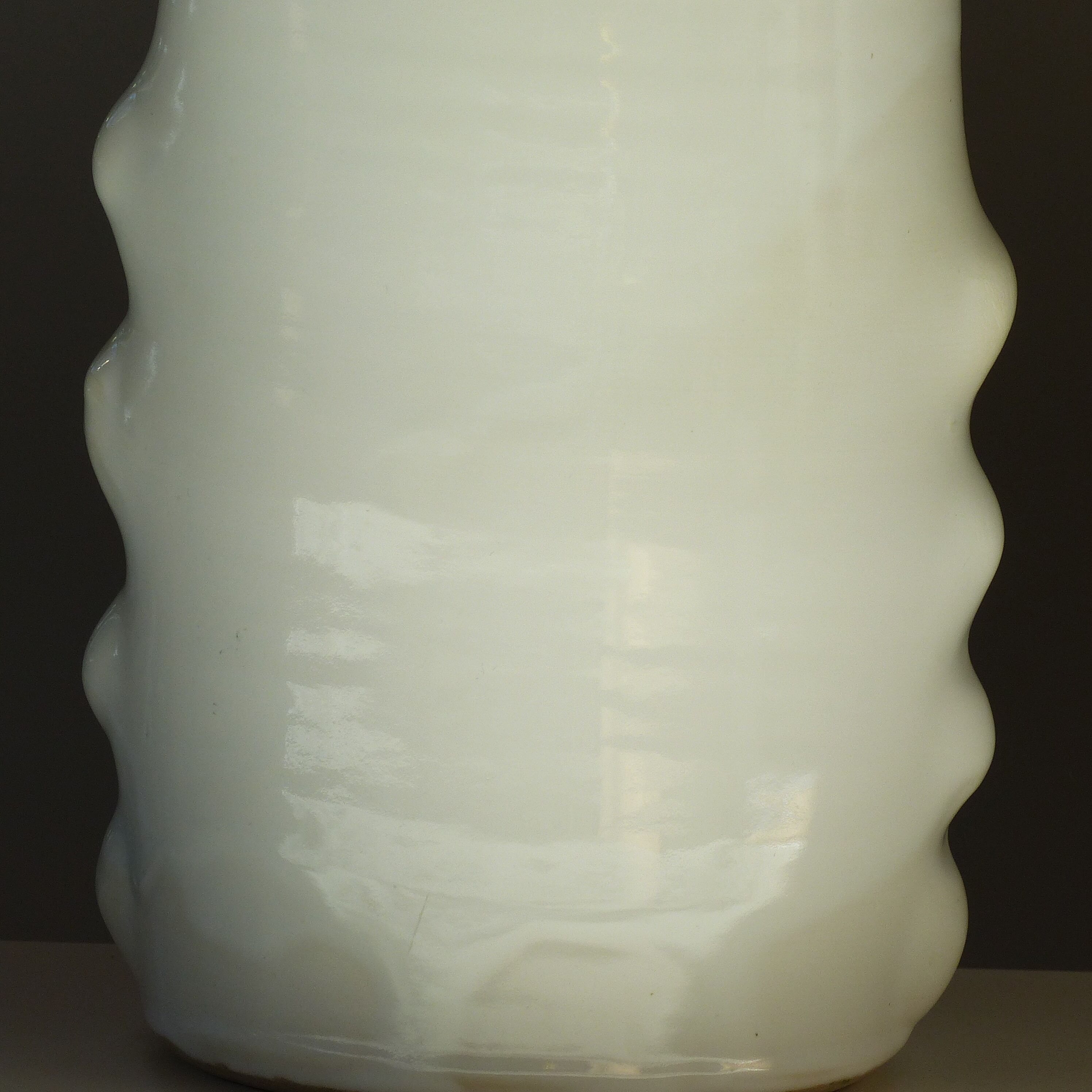 White ceramic vase