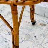 Bamboo cradle for doll