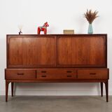 Buffet haut en palissandre, design danois, années 1960, designer : Severin Hansen