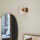 Pitchoun wall lamp in white terracotta