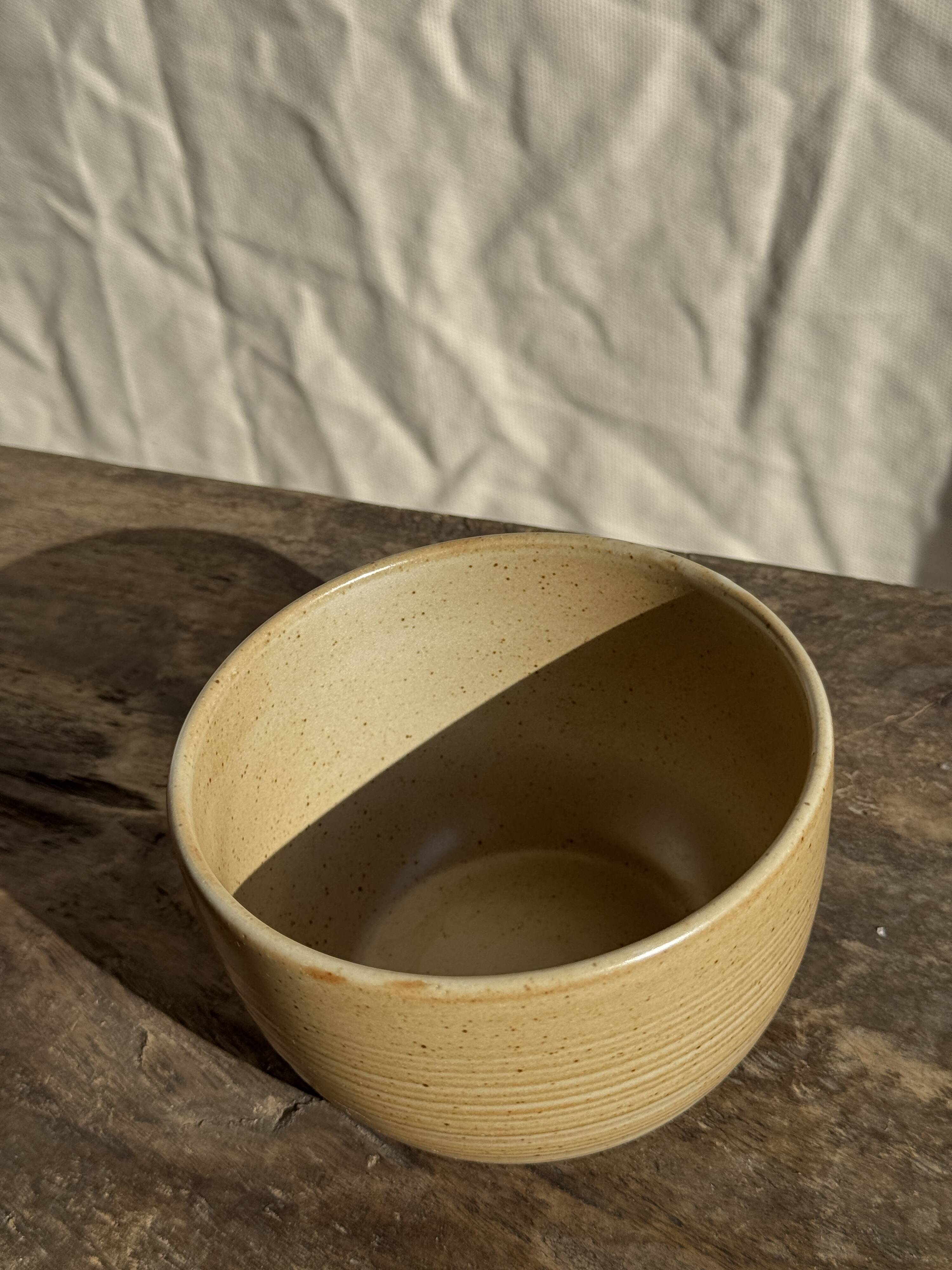 Mini stoneware bowl CNP Village France H7.5 D12