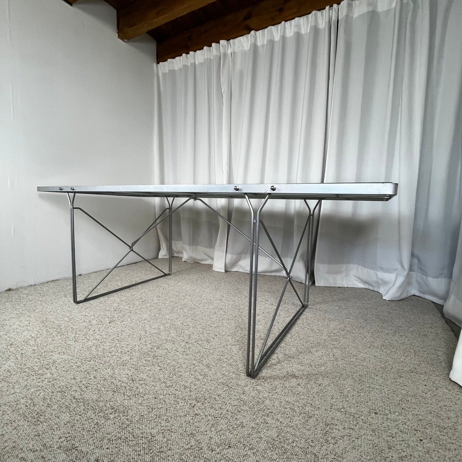 Table de salle à manger / bureau "Moment" par Niels Gammelgaard, Ikea, 1990