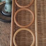Wicker/rattan appetizer tray