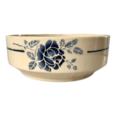 Salad bowl blue flowers saint-amand 30s-40s