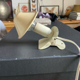 Vintage mushroom clip lamp