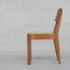 Set of six  art deco dining chairs