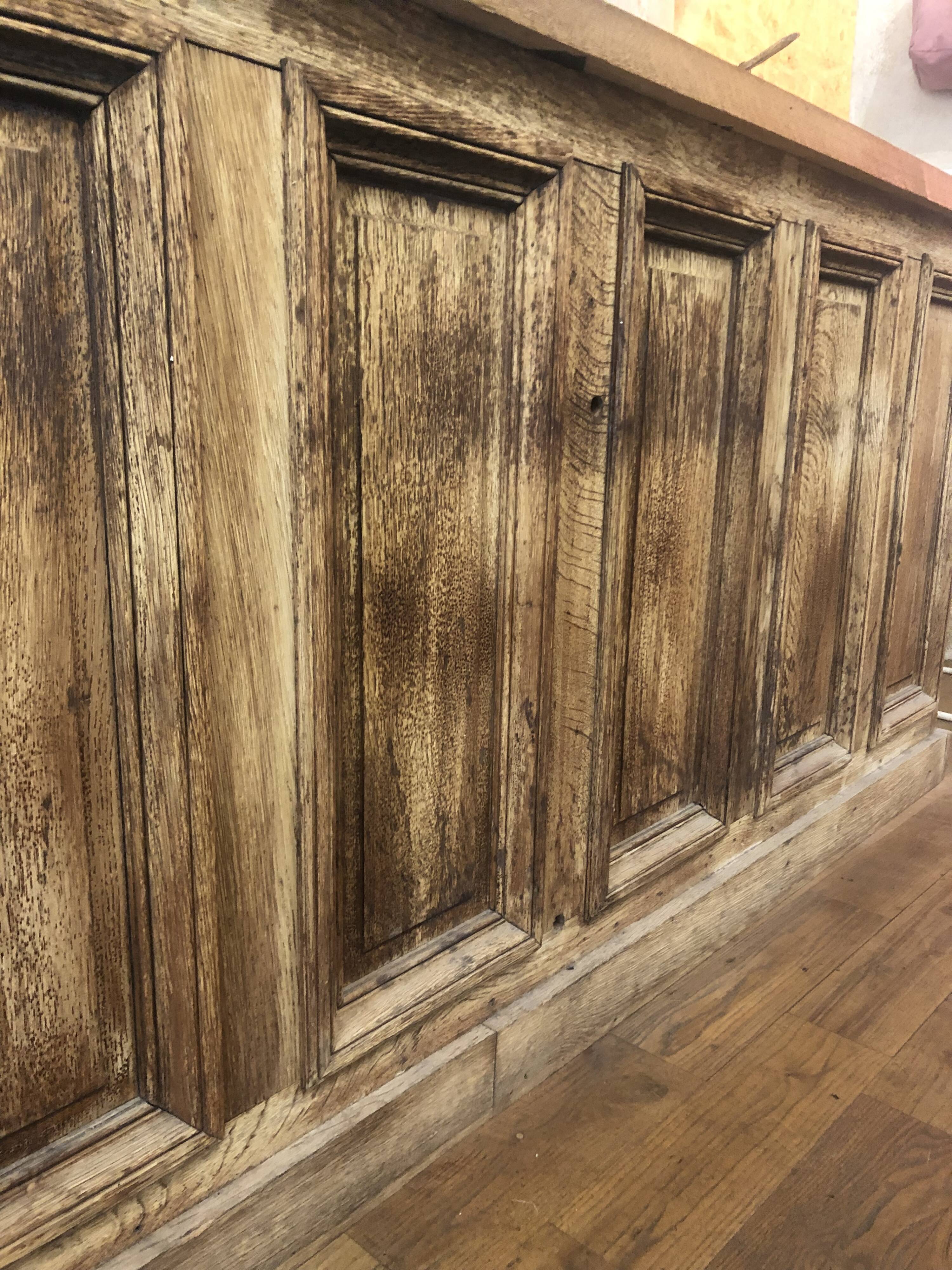 Solid oak drawer cabinet