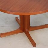Danish design round dining table 2x extendable 'mejls'