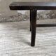 Dark patinated 1900 bench 220cm