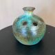 Vintage green/blue flower spike vase