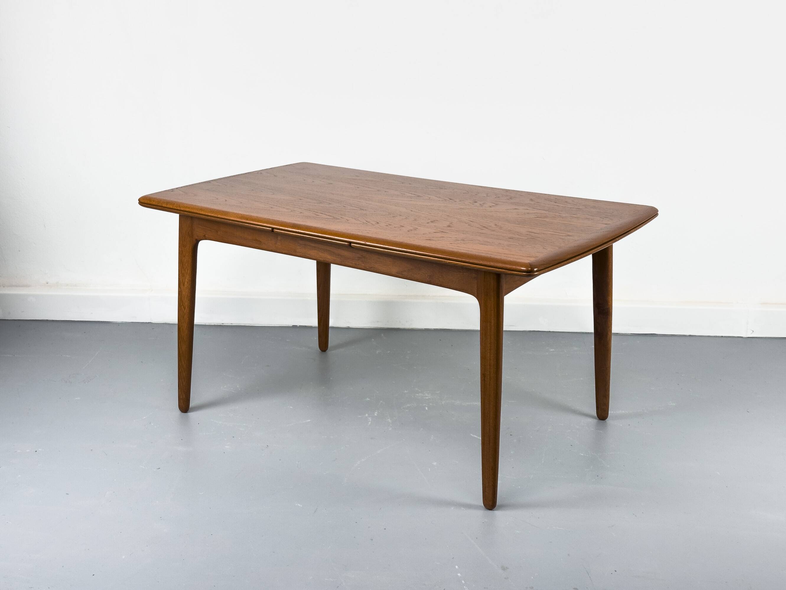 Teak Extendable Dining Table by Svend Aage Madsen for K. Knudsen & Son, 196