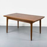 Teak Extendable Dining Table by Svend Aage Madsen for K. Knudsen & Son, 196