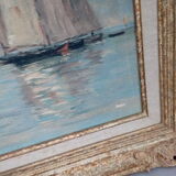 Marine lithograph reproduction table