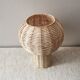 Lampe Jeanne en rotin