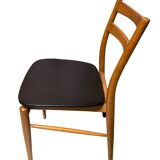 Set of six wooden chairs