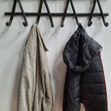 Bamboo wall mounted coat rack