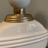 Ivory ceramic lamp base