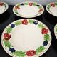 Lot of 6 old soup plates from Nidervillé
