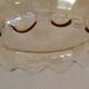 Suspension ceiling light glass vintage