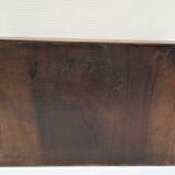 Old patinated solid wood box