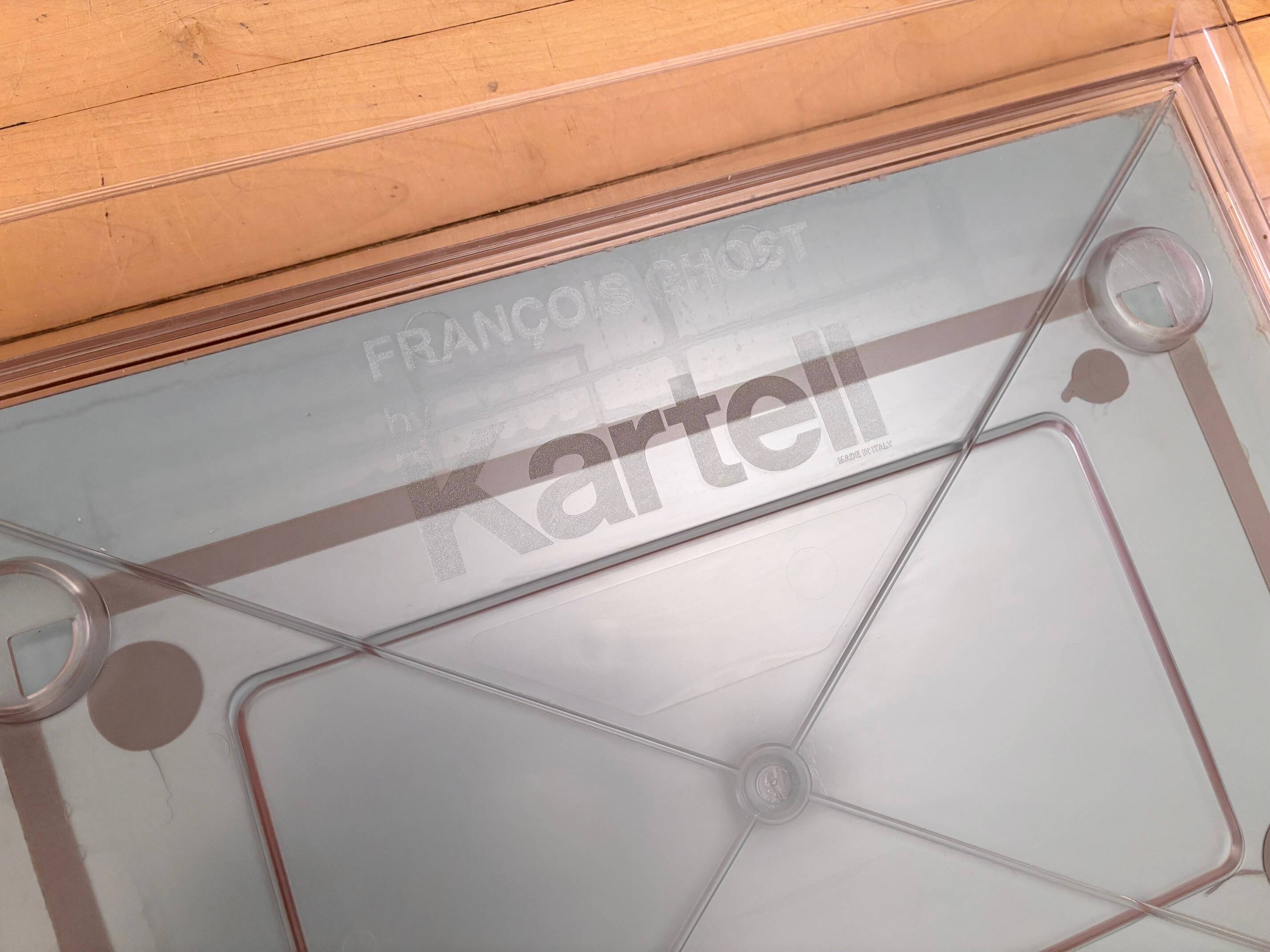 Francois Ghost mirror designed by Philippe Starck, Kartell, Italy